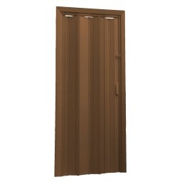 Porta Sanfonada PVC 0,96x2,10 Multilit Mogno - 1