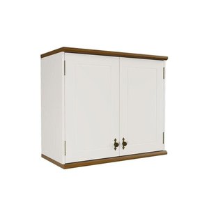 Aéreo Retrô 2p Off White-nogueira Armário de Cozinha