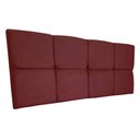 Ver imagem 3 de Cabeceira Painel Solteiro 0,90m Nina Suede - Pallazio Cor Marsala