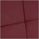 Ver imagem 4 de Cabeceira Painel Solteiro 0,90m Nina Suede - Pallazio Cor Marsala