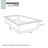 Nicho Porcelanato Diamante 60x30 Cm Branco Cozimax - 2