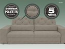 Ver imagem 6 de Sofá 5 Lugares Net Royale Assento Retrátil e Reclinável 2,50m (L) - Netsofas - Areia