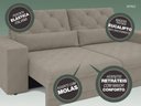 Ver imagem 7 de Sofá 5 Lugares Net Royale Assento Retrátil e Reclinável 2,50m (L) - Netsofas - Areia