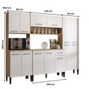 Ver imagem 5 de Armário de Cozinha Compacta Arizona Nice Carraro Branco