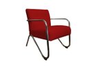 Ver imagem 3 de Kit 2 Poltronas Decorativa Bela Suede Vermelho Braço Cromado Mz Decor