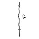 Ver imagem 3 de Barra W para Anilhas Lion Dymeck 120cm Cromada Ergonômica