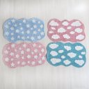 Ver imagem 3 de Tapete Quarto Infantil 60x100cm Rosa Estrela