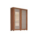 Ver imagem 3 de Guarda Roupas 2 Portas de Correr e 2 Gavetas C/ Espelho Helena Flex Nature/nature ou Off White - Acp