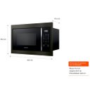 Ver imagem 3 de Microondas Brastemp de Embutir 32l Eclipse com 18 Receitas Pré-programadas Preto 110v Bm146apana