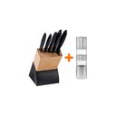 Ver imagem 1 de KIT - Faqueiro Plenus 6 Peças + 1 Moedor de Sal ou Pimenta Duplo em Acrílico e Inox - Tramontina