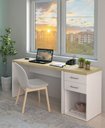 Ver imagem 2 de Conjunto Escritório Home Office: Mesa 6095 + Gaveteiro 6096