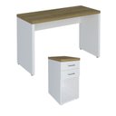 Ver imagem 1 de Conjunto Escritório Home Office: Mesa 6095 + Gaveteiro 6096