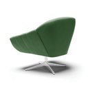 Ver imagem 6 de Kit 02 Poltronas Giratória Giovana Suede Base Cromada - D’Rossi - Verde