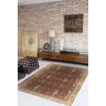Tapete Persa Marrom e Dourado Dna Home Antiderrapante 100x140cm - 1