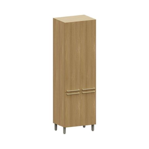 Paneleiro Duplo 70cm 4 Pts Elegance Luciane Móveis Freijó/freijó Brasil