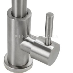 Torneira para cozinha em Aço Escovado Tinguá Pingoo.casa - Prata - 3