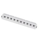 Ver imagem 1 de Spot Led Luz Pontual Arch Embutir 20w 2700k Branco/branco 24° 10 Focos Fixos Design Moderno Interno