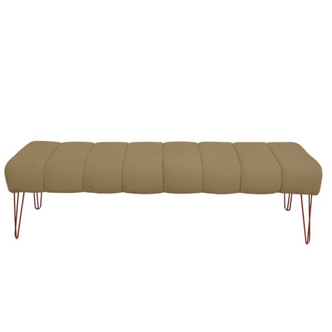 Recamier Estofada Casal King Size Luxo Veludo Ateliê do Conforto Recamier Casal King Size Estofada L