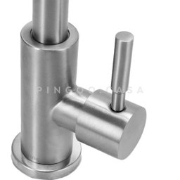 Torneira para Cozinha em Aço inox Escovado Aporé Pingoo.casa - Prata - 3