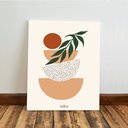 Ver imagem 7 de Kit 3 Quadro Decorativo Arte Moderna Luxo Sala Boho Qualidade Premium 40x28cm