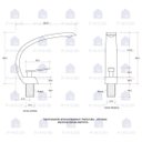 Ver imagem 6 de Torneira para banheiro Misturador Monocomando baixa Itapecuru Pingoo.casa - Dourado Rose