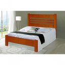 Ver imagem 1 de Cama Super King Size Prime de Madeira Maciça Angelim Pedra/tauari - Cor Mel