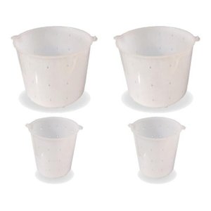 Kit 2 Formas para Queijo Frescal 1kg + 2 de 500g Injesul