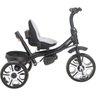 Triciclo Infantil Kiddo Giratório - 2 em 1 - Pedal e Passeio com Aro - Melange Grafite - 6