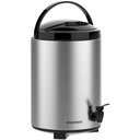 Ver imagem 3 de Garrafão Térmico Aço Inox Tipo Botijão 9,5l em Inox com Torneira Preto Palace Soprano