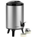 Ver imagem 1 de Garrafão Térmico Aço Inox Tipo Botijão 9,5l em Inox com Torneira Preto Palace Soprano