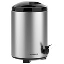 Ver imagem 4 de Garrafão Térmico Aço Inox Tipo Botijão 9,5l em Inox com Torneira Preto Palace Soprano