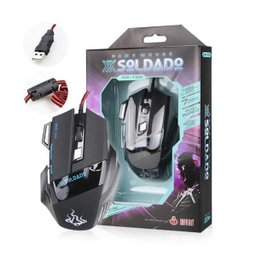 Mouse Game Óptico Soldado Gm-700 3000 Dpi - 1 Mouse Game Óptico Soldado Gm-700 3000 Dpi - 1