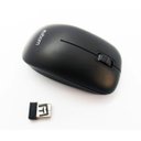 Ver imagem 3 de Mouse sem Fio com Pilha Alcance de 10 Metros Ms-s22 Preto - Exbom