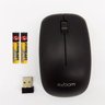 Mouse sem Fio com Pilha Alcance de 10 Metros Ms-s22 Preto - Exbom - 1