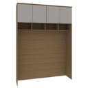 Ver imagem 1 de Guarda Roupa Modulado Ponte 173cm 04 Portas 245cm Alt Setiba