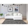 Tapete Geométrico Nerina 04 Preto e Branco - 3