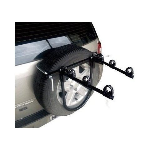 Transbike Para Estepe De 3 Bikes Com Alças E Borrachas