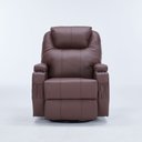 Ver mais imagens de Poltrona do Papai Cinema Manual Montreal Balanço Massagem Aquecimento Porta Copos Pu Marrom Chocolat