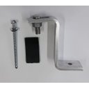 Ver imagem 1 de Fixador Z Estrutura Suporte para Telha Ondulada Zinco ou Fibrocimento Alumínio com 4Un