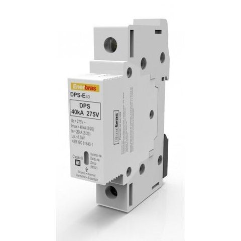 DISJUNTOR DE PROTEÇÃO DE SURTO 40KA - ENERBRAS DPS-E40
