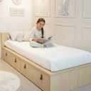 Ver imagem 3 de Cama Infantil da Linha Join com Gavetões e Cabeceira Porta Livros Quater
