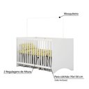 Ver imagem 4 de Berço Gutti Liv Branco Atóxico Móveis Estrela