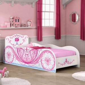 Cama Infantil Carruagem Móveis Estrela