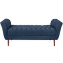 Ver imagem 1 de Recamier Grecia 150cm Suede Azul Marinho MPassos