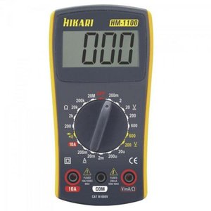 Multímetro Digital Hm1100 Amarelo-cinza Hikari