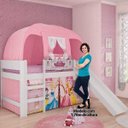 Ver imagem 7 de Cama com Escorrega Barraca e Luz/LED Princesas Original Disney PuraMagia