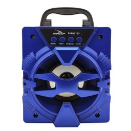 Caixa de Som Bluetooth Mini com e USB, Fm, Mini SD - D-Bh3103 - Azul - 4