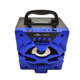 Caixa de Som Bluetooth Mini com e USB, Fm, Mini SD - D-Bh3103 - Azul - 3