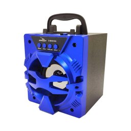 Caixa de Som Bluetooth Mini com e USB, Fm, Mini SD - D-Bh3103 - Azul - 2