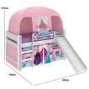 Ver imagem 3 de Cama Infantil Escorregador Barraca Frozen Original Disney Rosa Pura Magia